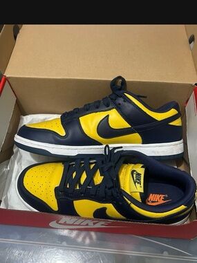 Nike Dunk Michigan – Retro Low Men’s Size  9.5